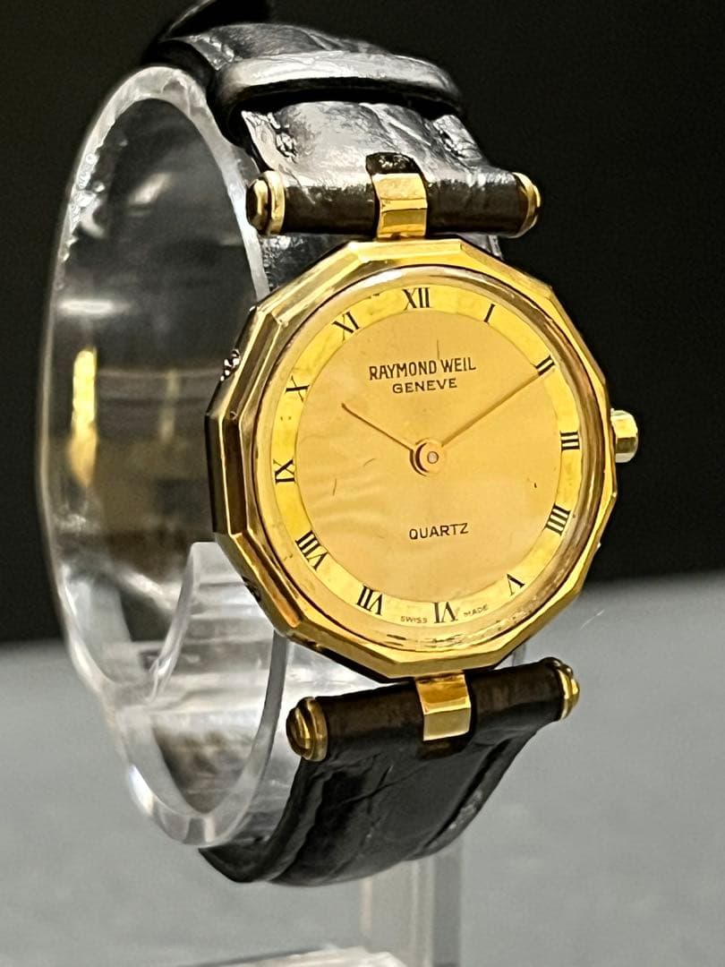 ★超美品！18k GOLDelectroplatedレイモンドウィル動作良好