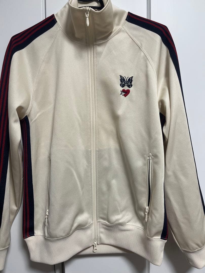 Needles アイボリー ストライプジャージ S