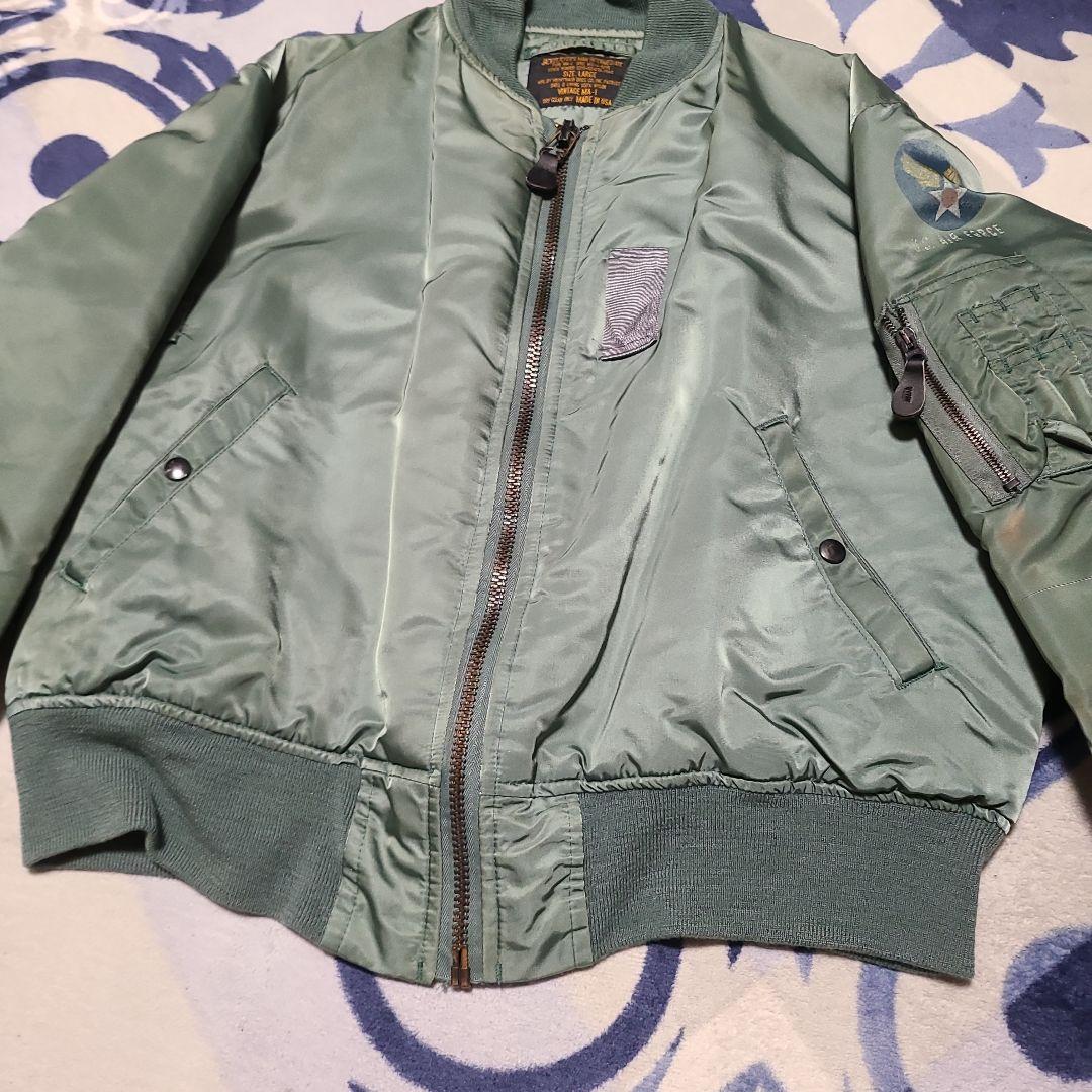 USA製 U.S. AIR FORCE MA-1 フライトジャケット L