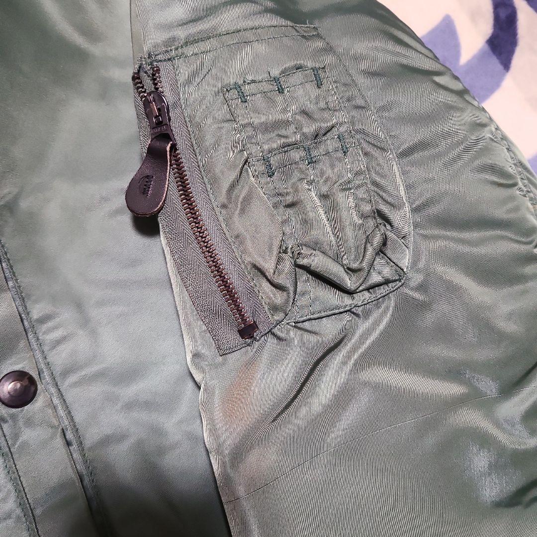 USA製 U.S. AIR FORCE MA-1 フライトジャケット L