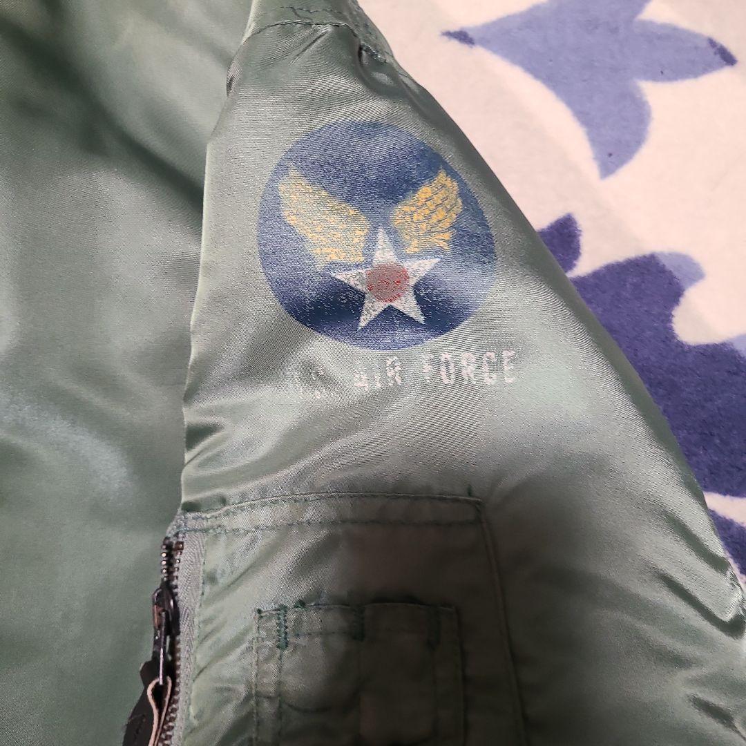 USA製 U.S. AIR FORCE MA-1 フライトジャケット L