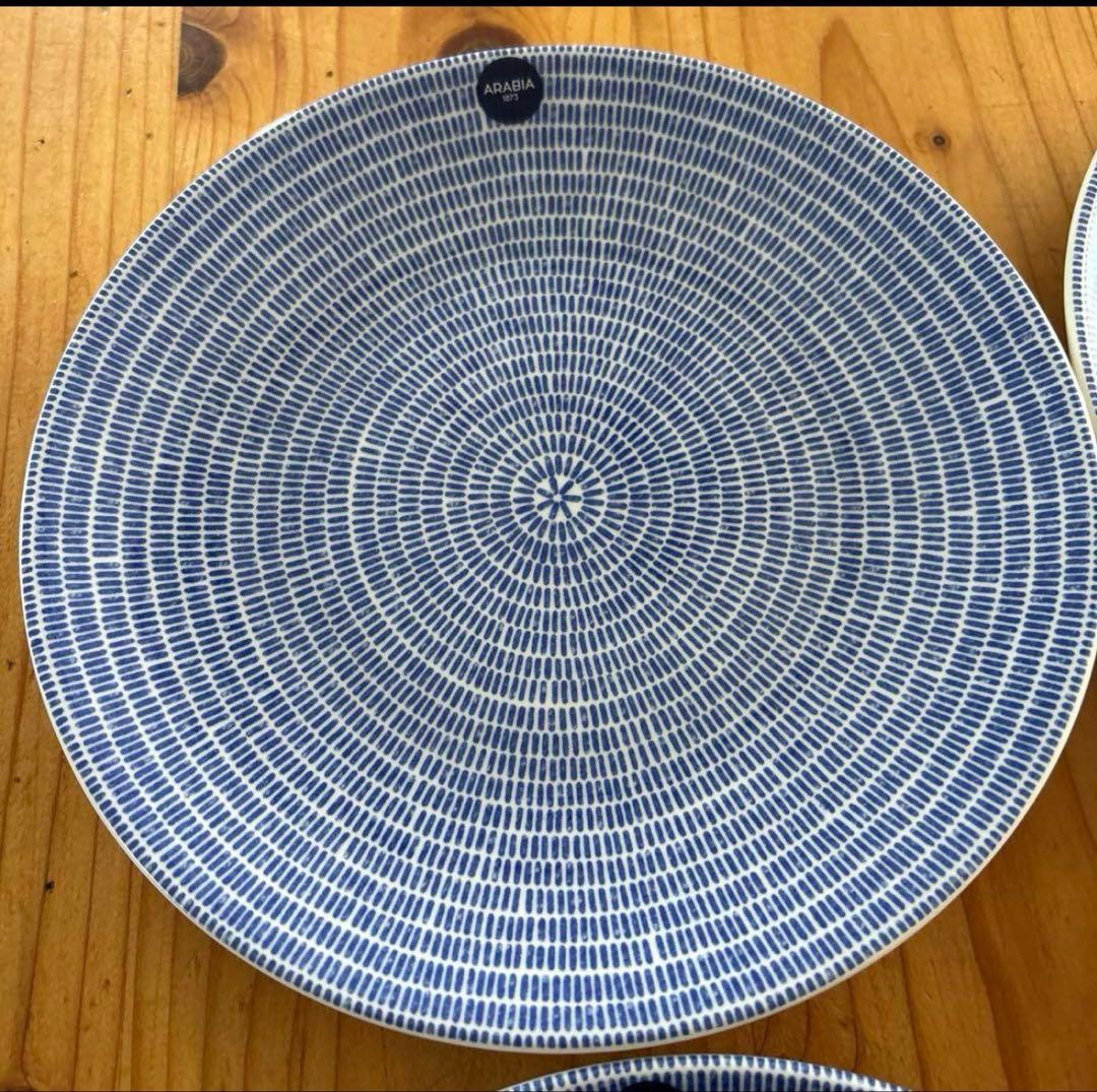 【新品】ARABIAアラビア　アベック　20センチ4枚