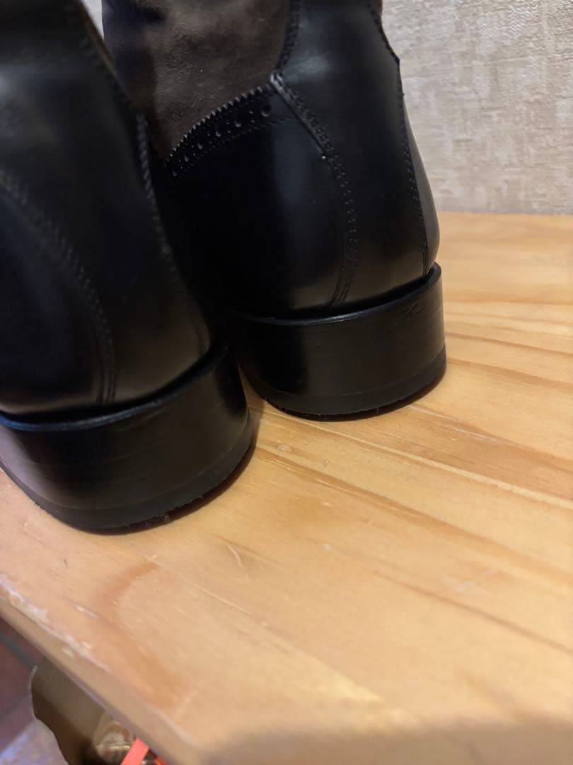 ボタンブーツ　30sスタイル