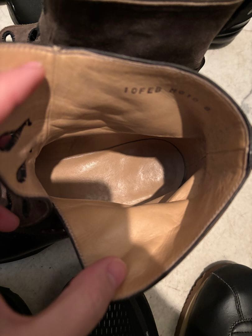 ボタンブーツ　30sスタイル