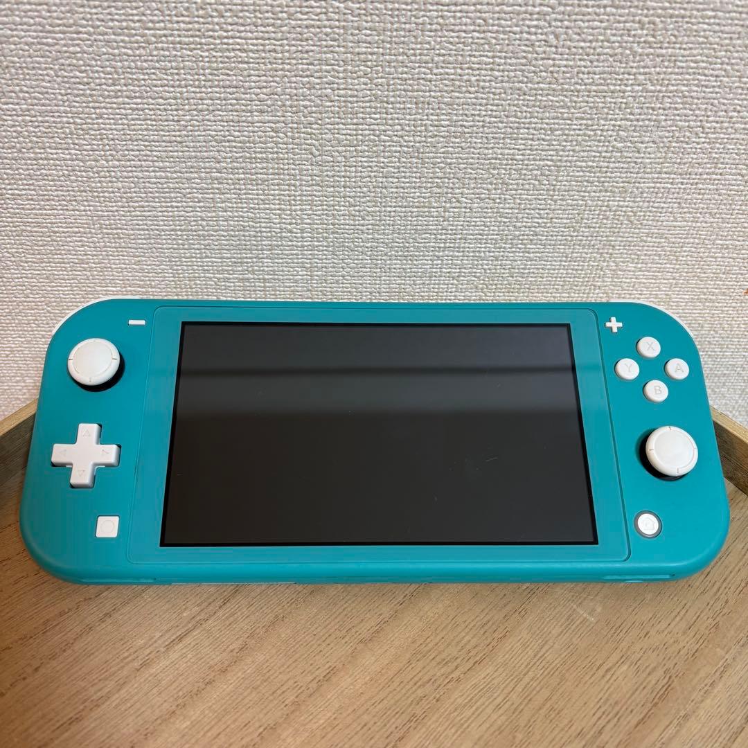 Nintendo Switch Lite ターコイズブルー 本体 純正カバー付き