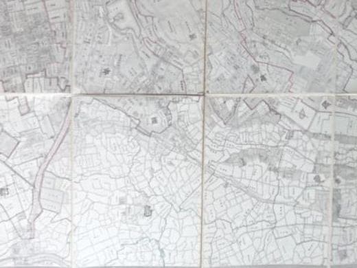 66　古地図　東京全図　東京府臓版　（A）