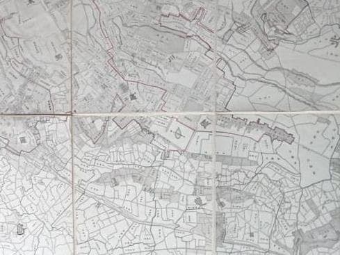 66　古地図　東京全図　東京府臓版　（A）