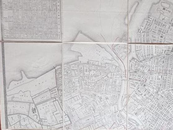 66　古地図　東京全図　東京府臓版　（A）