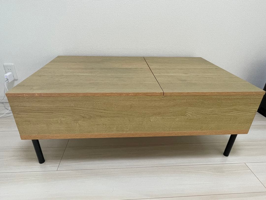 ニトリ　昇降式ローテーブル