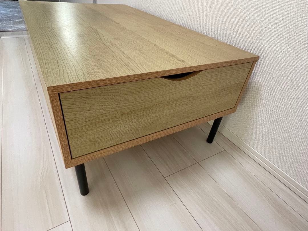 ニトリ　昇降式ローテーブル