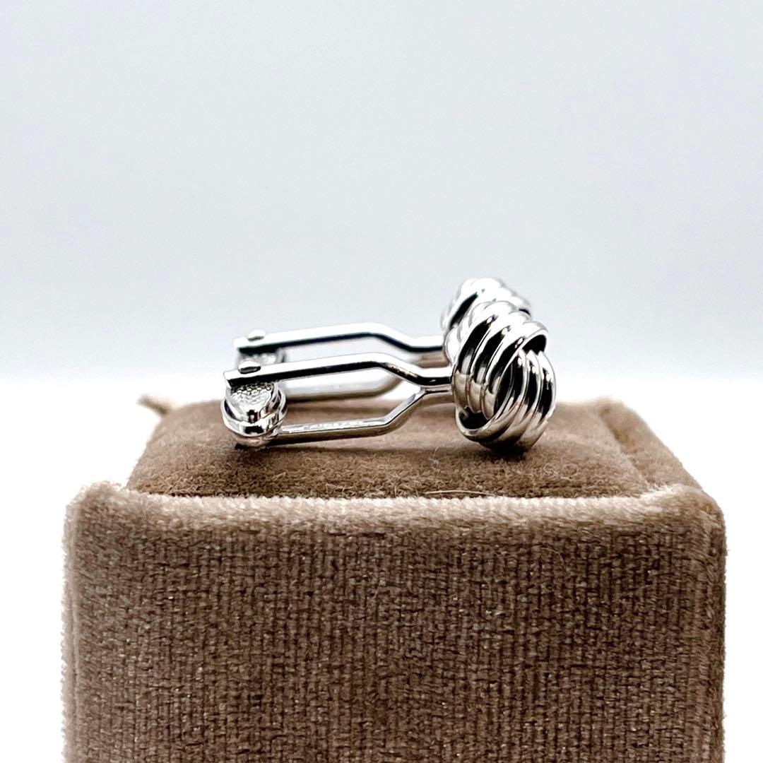 ⭐️SALE⭐【美品】ダンヒル　カフスボタン　ケーブルノット　シルバー　SV925