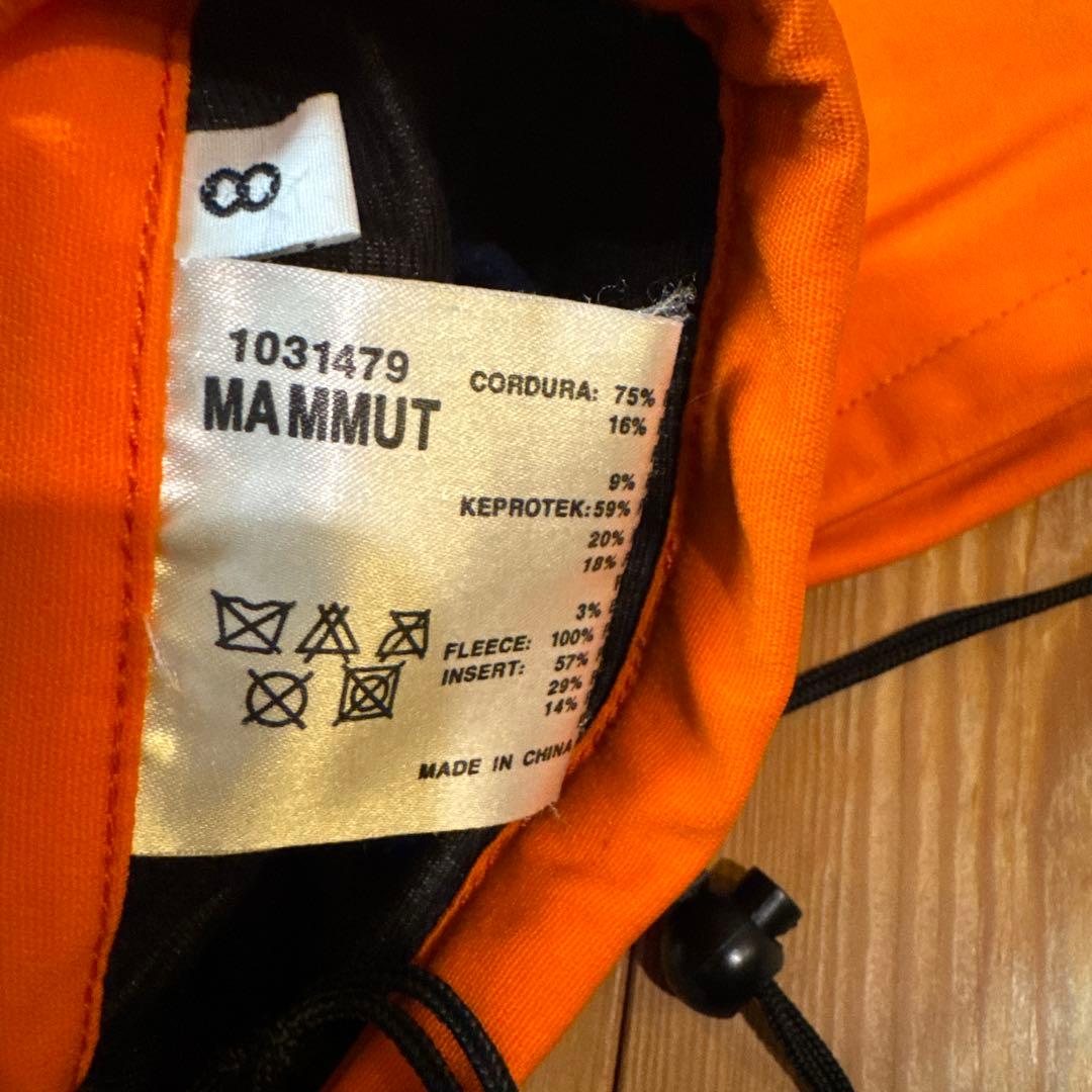 Mammut Extreme スキーグローブ オレンジグレー　GORE-TEX