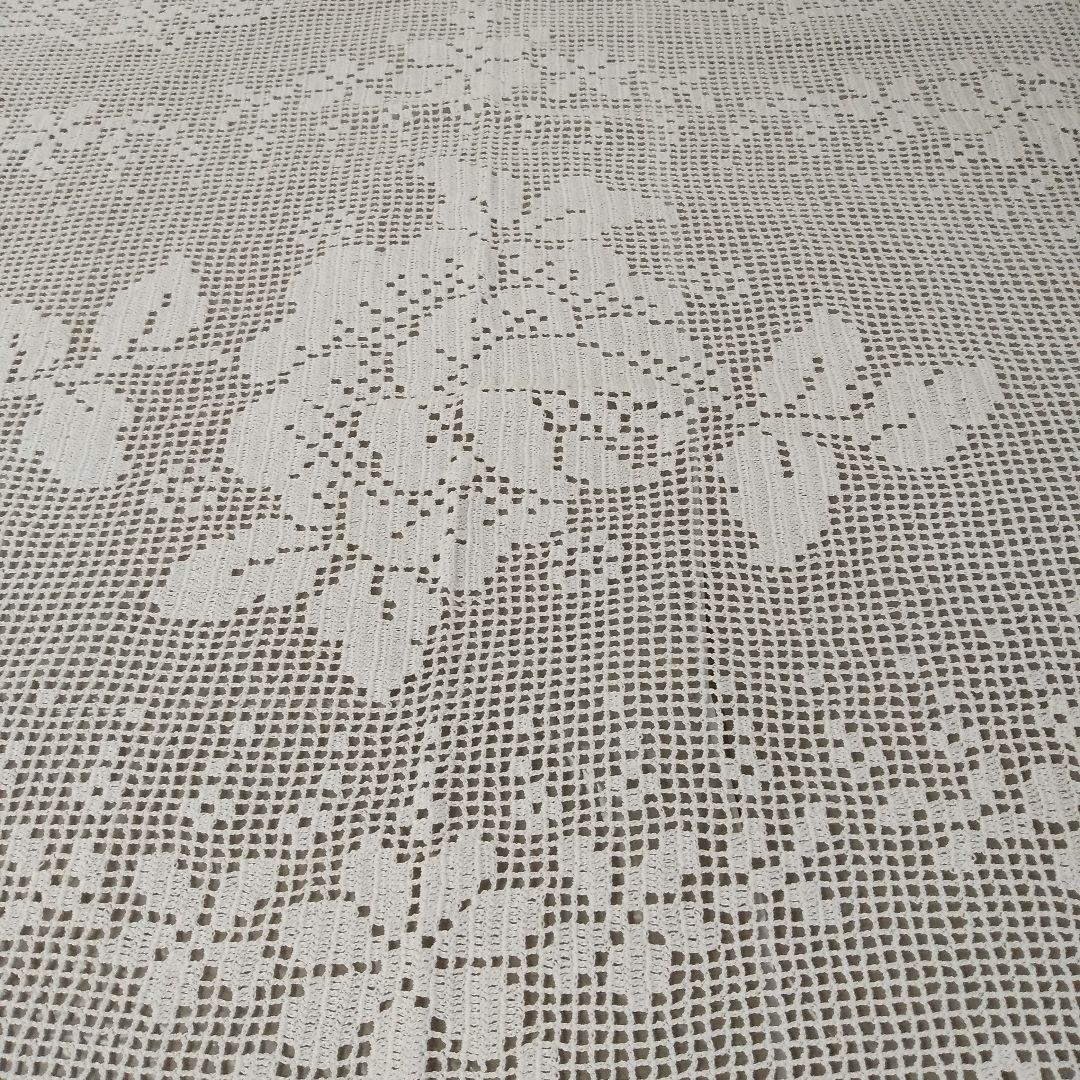 レース編みテーブルクロス ニャンコ