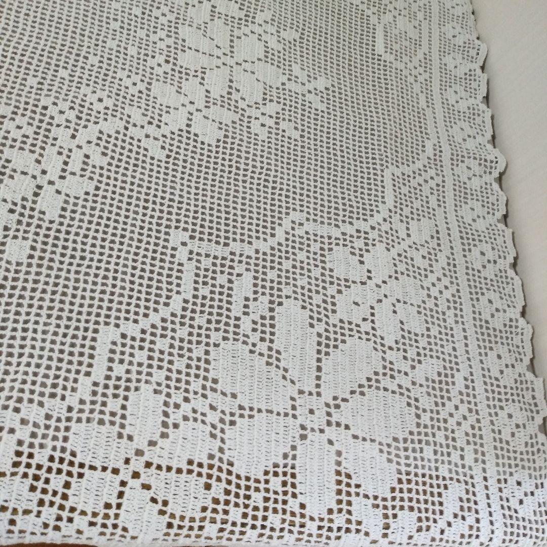 レース編みテーブルクロス ニャンコ