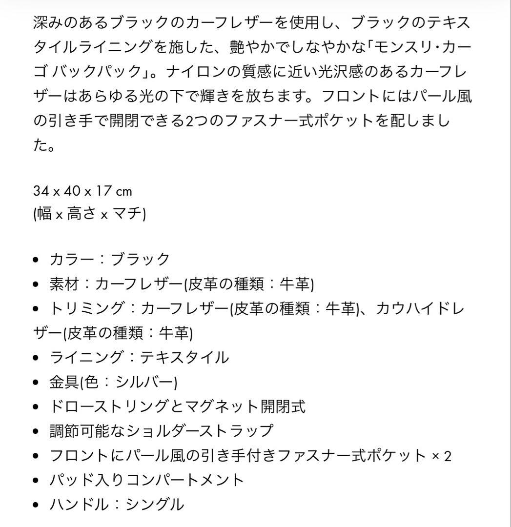 Louis Vuitton モンスリ・カーゴバックパック