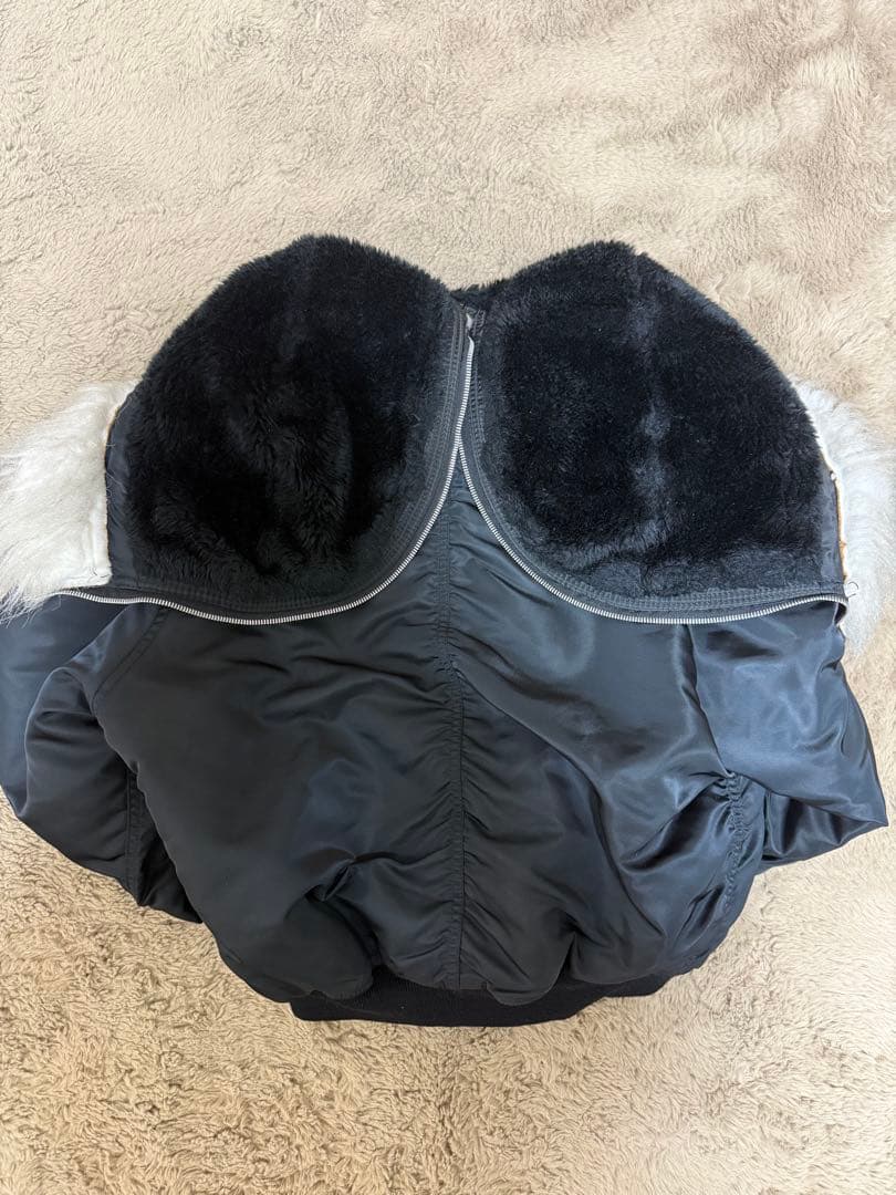 USA製 80s ALPHA N2B 黒 ブラック L ideal