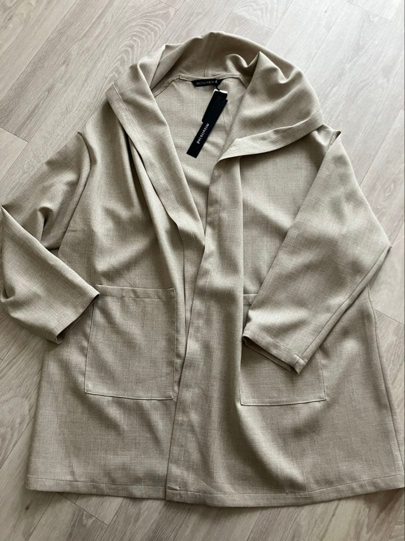 【新品】mizuiroind ミズイロインド ドレープロングカーディガン