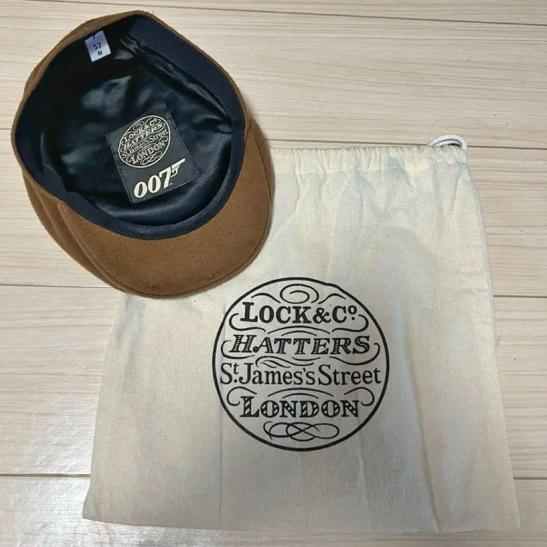 LOCK & CO. 映画007シリーズ　キャスケット 専用袋付き