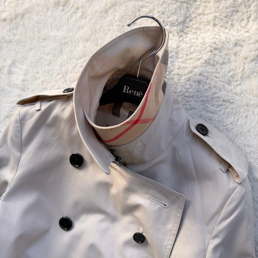 【極美品】バーバリー トレンチコート メガノバチェック ベージュ XL 現行品