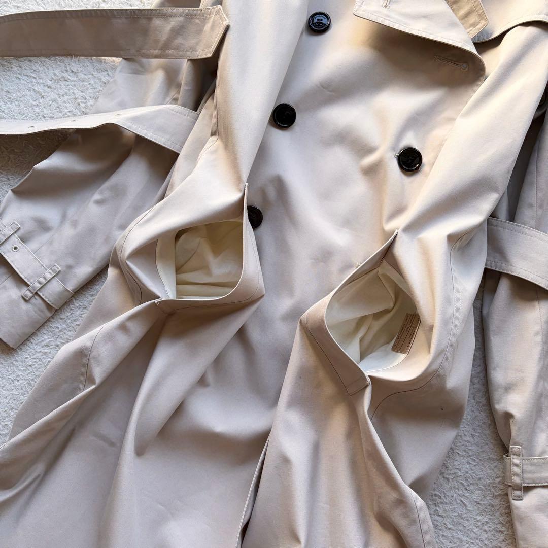 【極美品】バーバリー トレンチコート メガノバチェック ベージュ XL 現行品