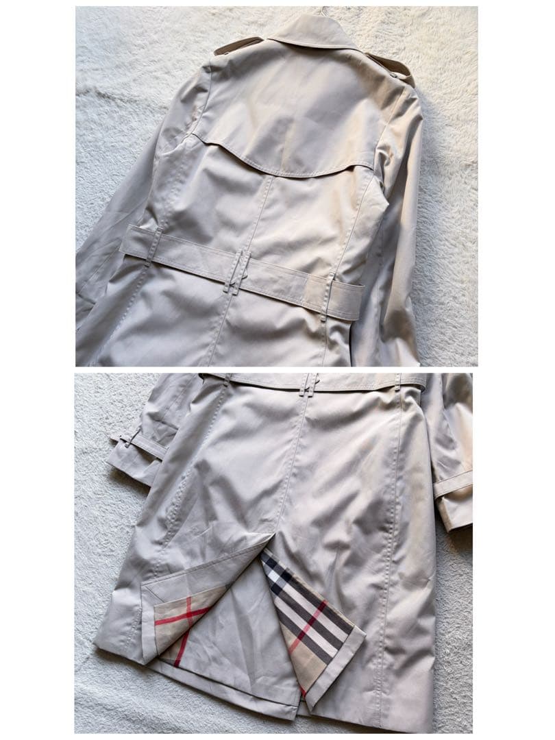 【極美品】バーバリー トレンチコート メガノバチェック ベージュ XL 現行品