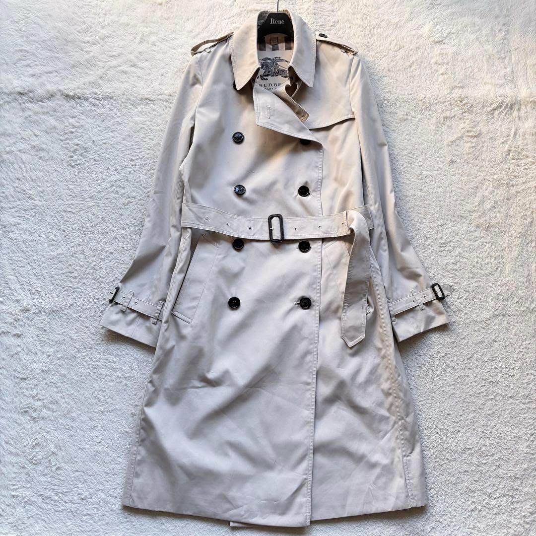 【極美品】バーバリー トレンチコート メガノバチェック ベージュ XL 現行品