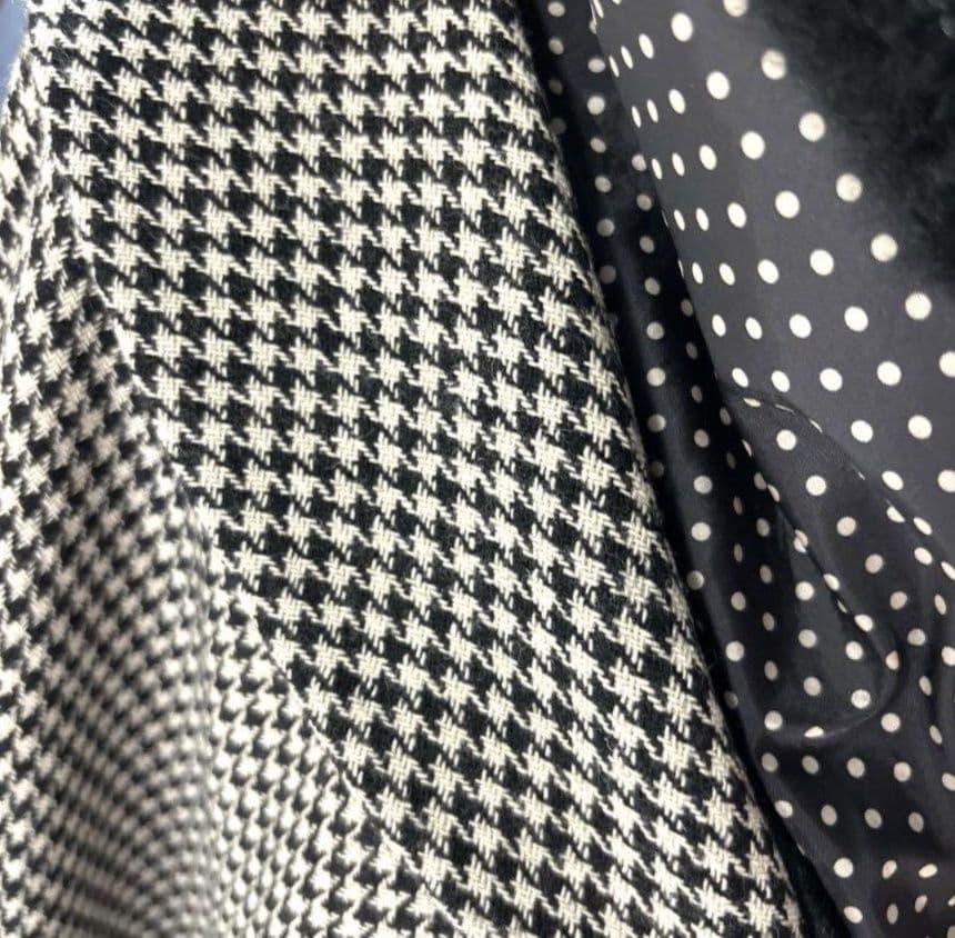 う*ら様 ナカノヒロミチ　着物コート ケープ マント 和装付きポンチョ千鳥格子フ