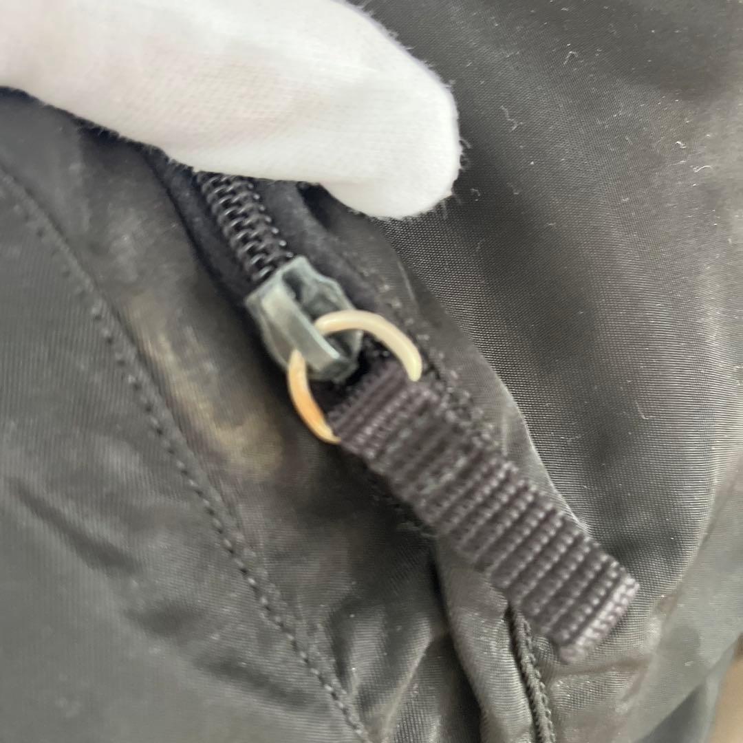 PRADA メッセンジャーバッグ ショルダーバッグ ブラック シルバー金具