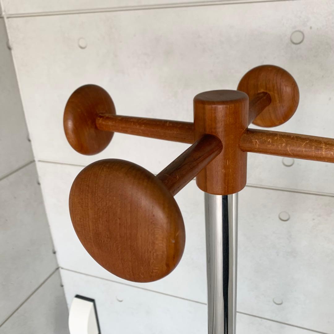 ジャパンヴィンテージ チーク材 コートハンガー ハンガーラック 北欧