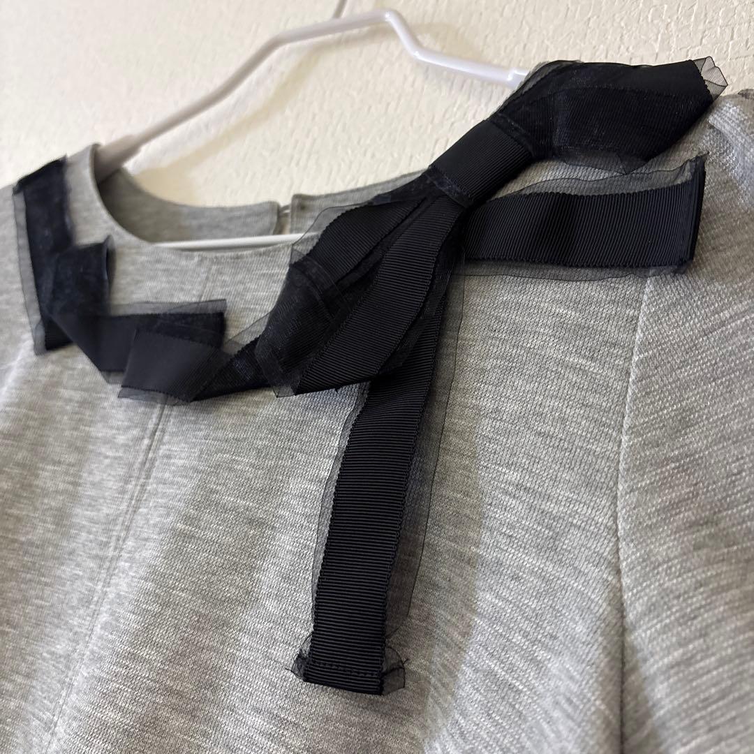 Rose Tiara ローズティアラ 異素材シフォンプリーツチュニック46