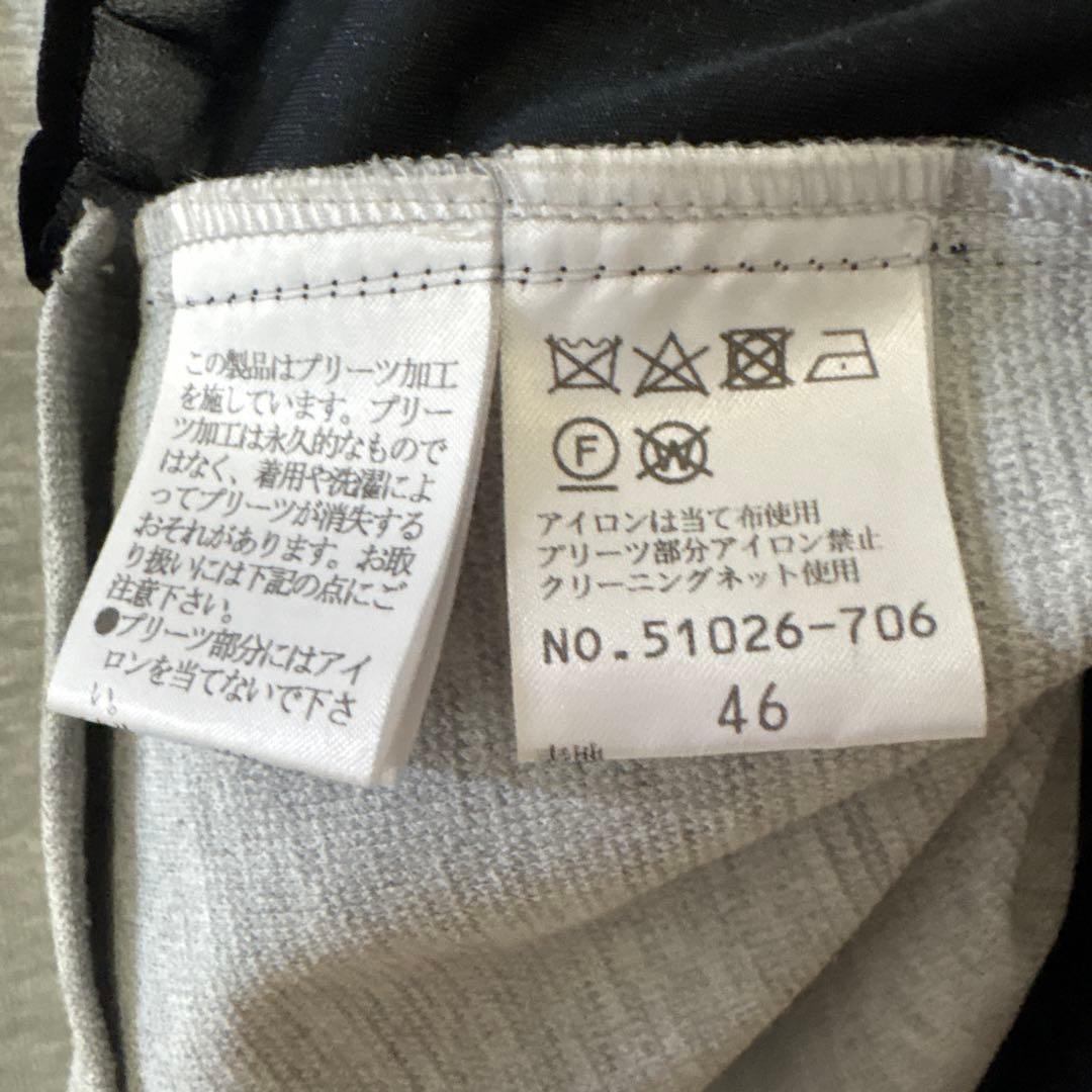 Rose Tiara ローズティアラ 異素材シフォンプリーツチュニック46