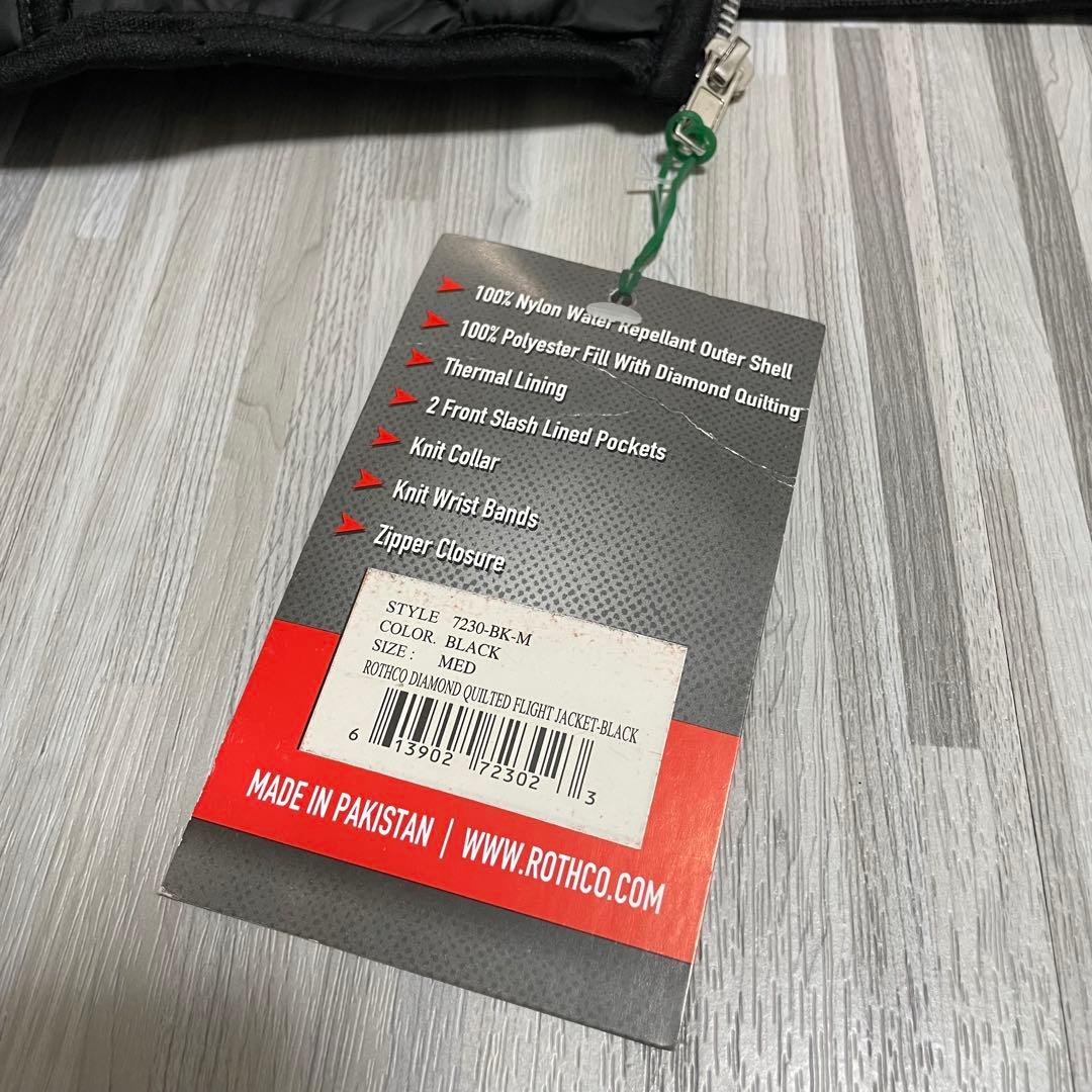 新品未使用✨️ROTHCO ロスコ キルティング MA-1ジャケット ブラック M