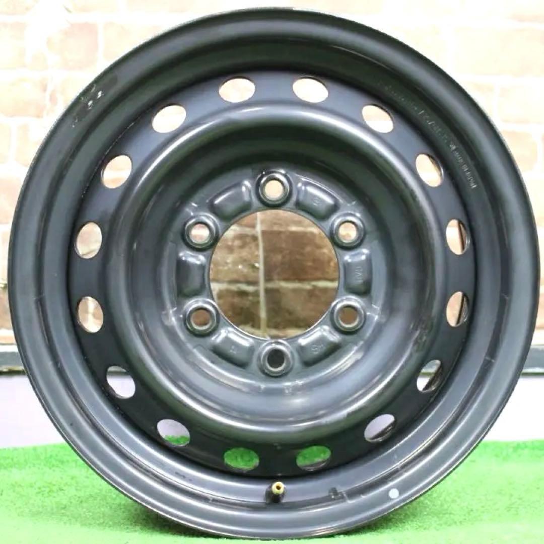 新車外し・ハイエース純正鉄ホイール　№１３７