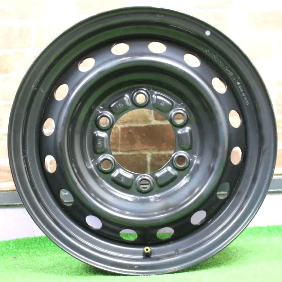 新車外し・ハイエース純正鉄ホイール　№１３７