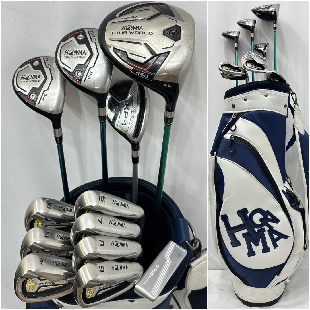 メンズ右利き初心者用　ホンマ　HONMA　ゴルフクラブセット　W-2696