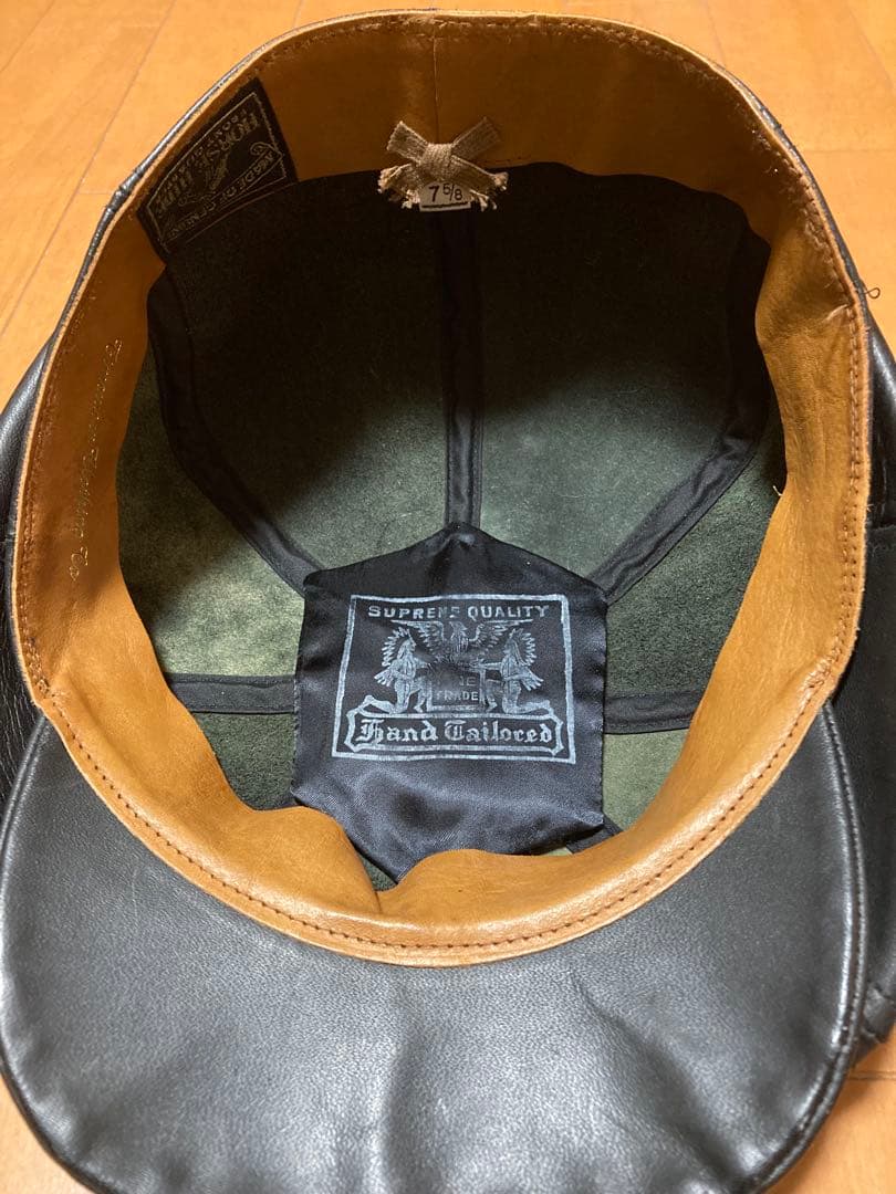 atlast&co ホースハイド ハンチング キャスケット