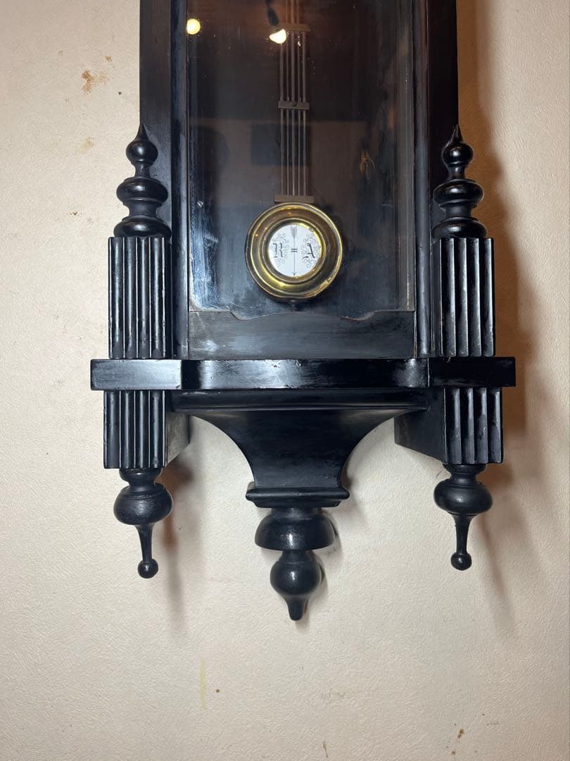 ユンハンス　柱時計　古時計　振り子　レトロ　ゼンマイ　ボンボン　精工舎