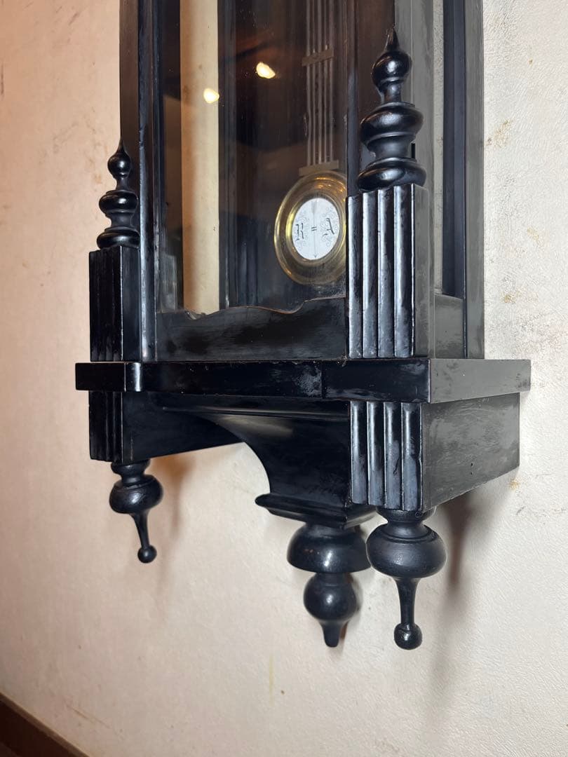 ユンハンス　柱時計　古時計　振り子　レトロ　ゼンマイ　ボンボン　精工舎