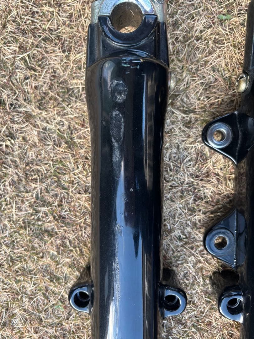 ハーレー　フロントフォーク　41 ソフテイル　FX エボ　ショベル　左右　黒