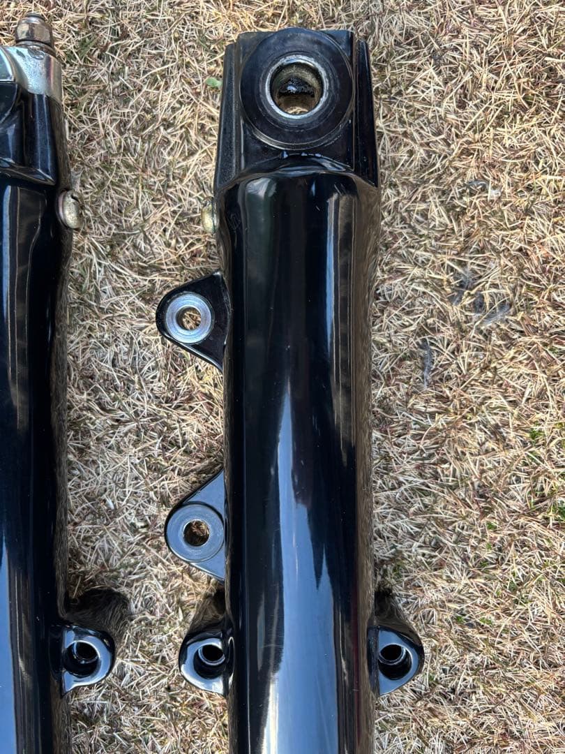 ハーレー　フロントフォーク　41 ソフテイル　FX エボ　ショベル　左右　黒