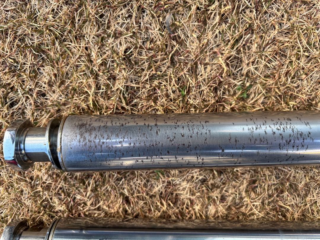 ハーレー　フロントフォーク　41 ソフテイル　FX エボ　ショベル　左右　黒