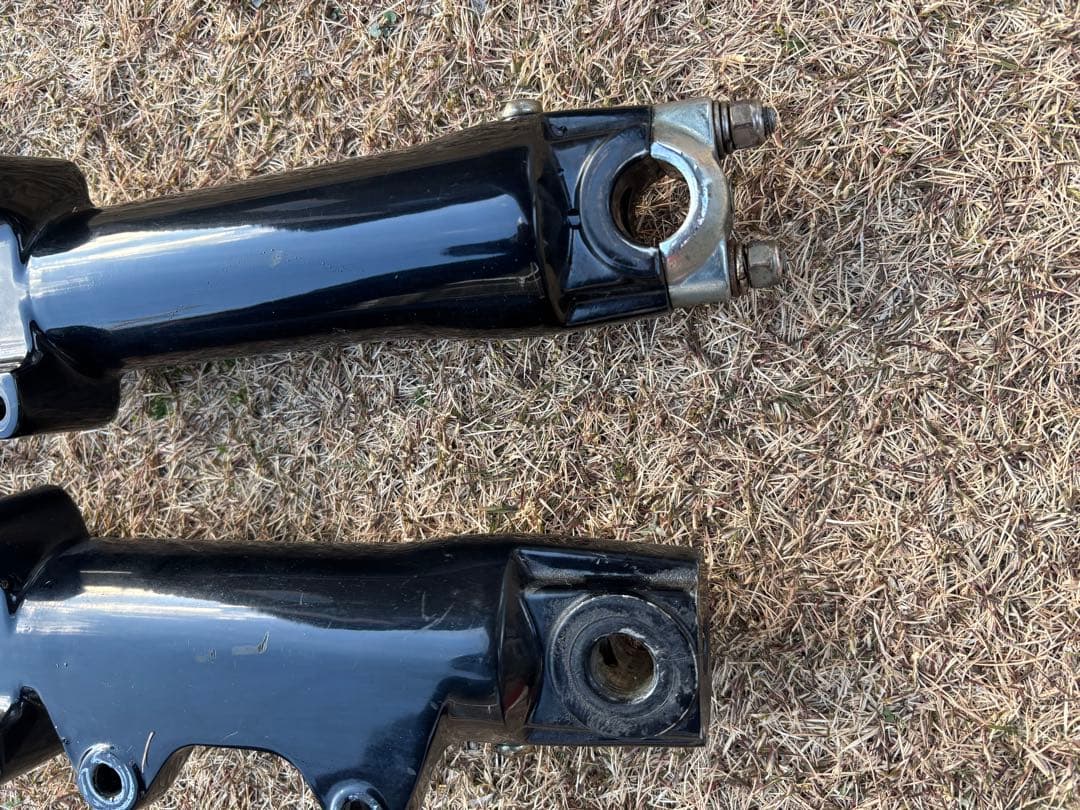 ハーレー　フロントフォーク　41 ソフテイル　FX エボ　ショベル　左右　黒