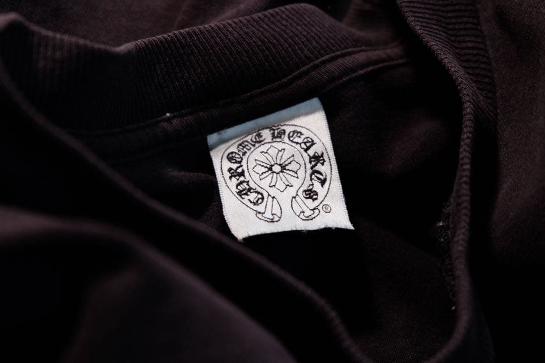 vintage クロムハーツ バックスクロールラベル ブラック L