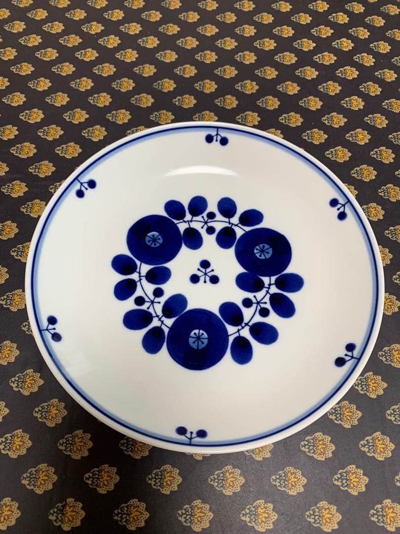 白山陶器ブルーム プレートＭ　5枚セット