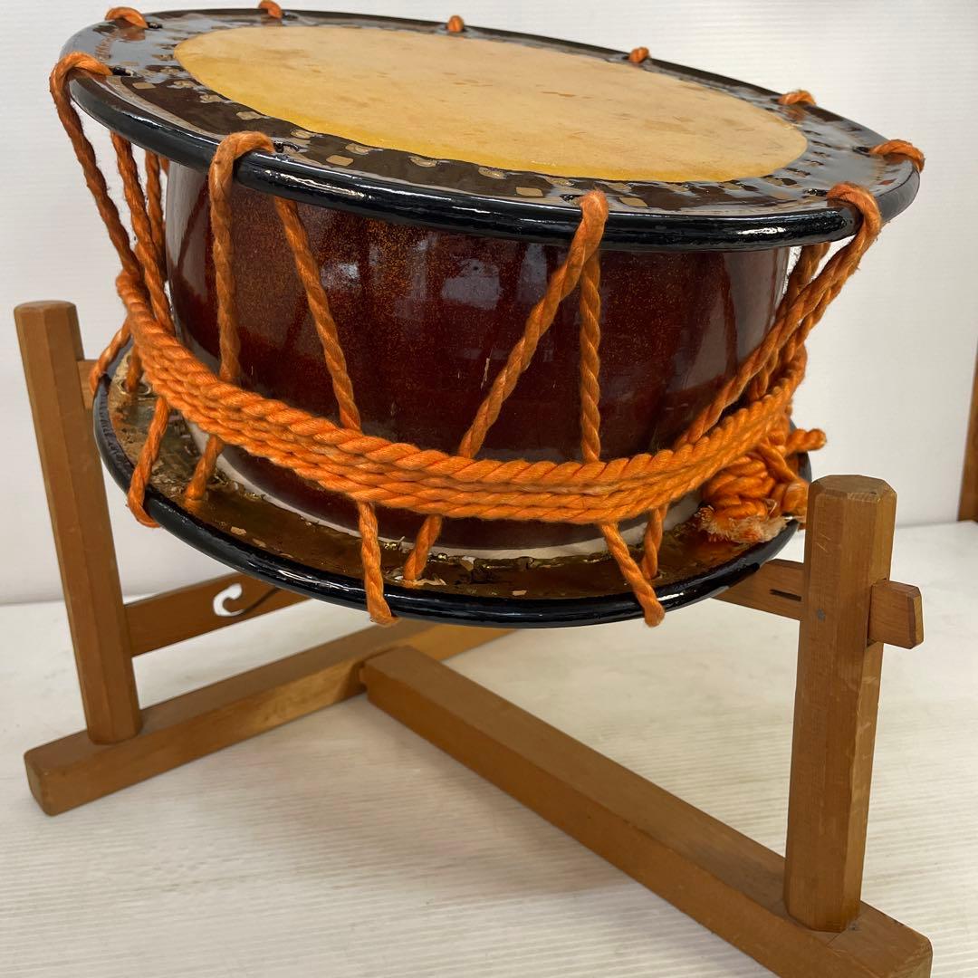 締太鼓セット　締太鼓 　ブショウ台
