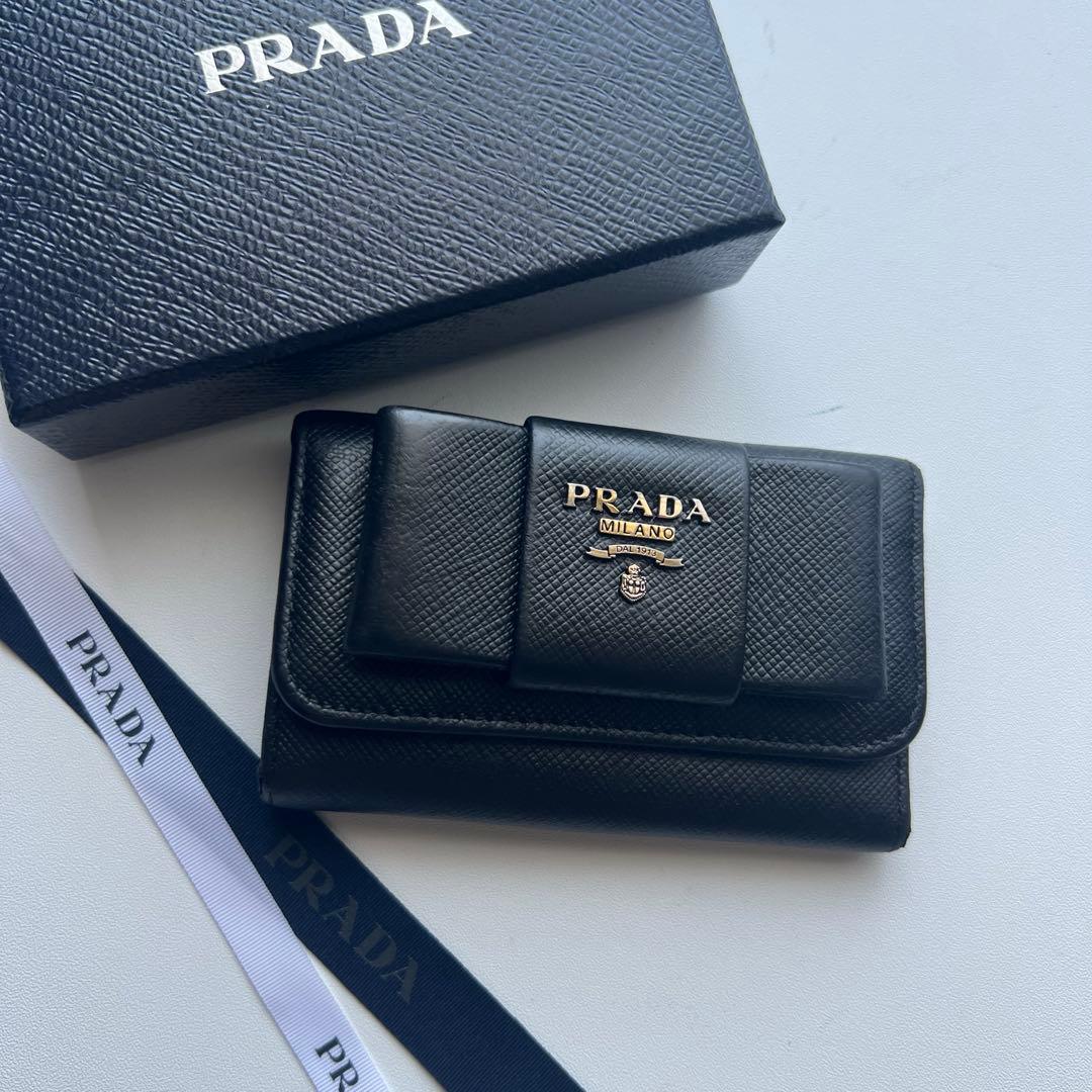 117 美品 PRADA プラダ キーケース