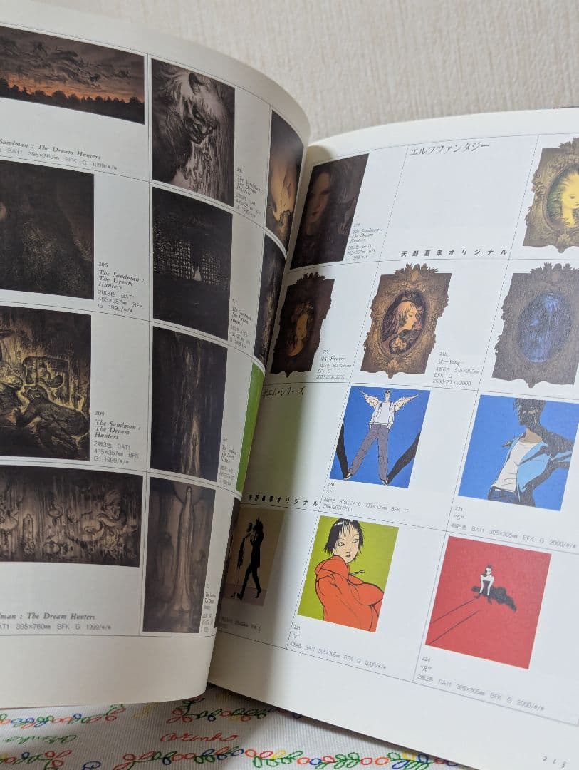 天野喜孝 全版画集　普及版　美術出版社　版画　作品集