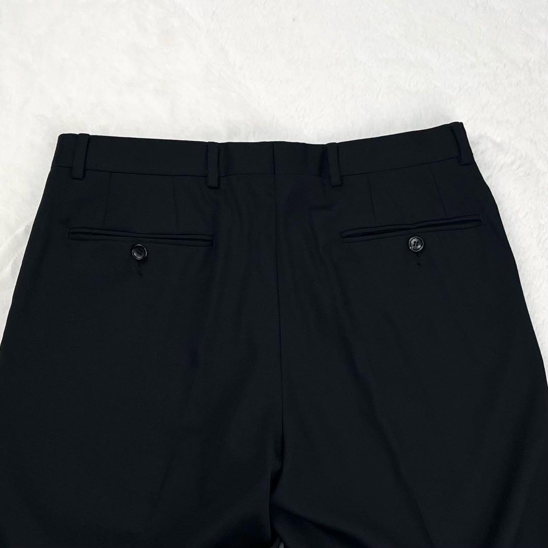 極美品 トムフォード期 GUCCI マットブラック スーツ セットアップ 48R