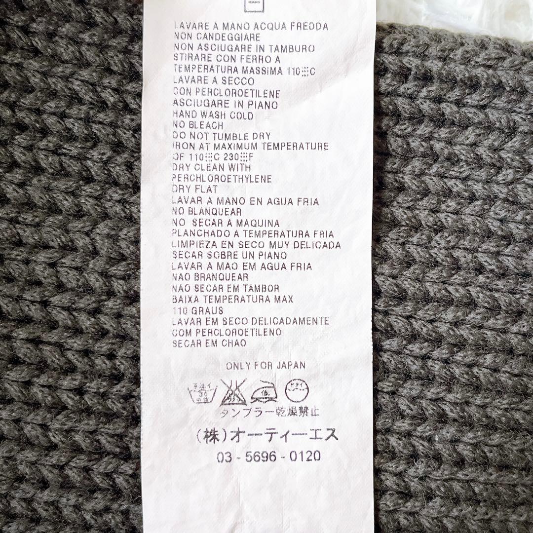 【美品】マックスマーラ ロングコート カーディガン ダブルジップ グレー S