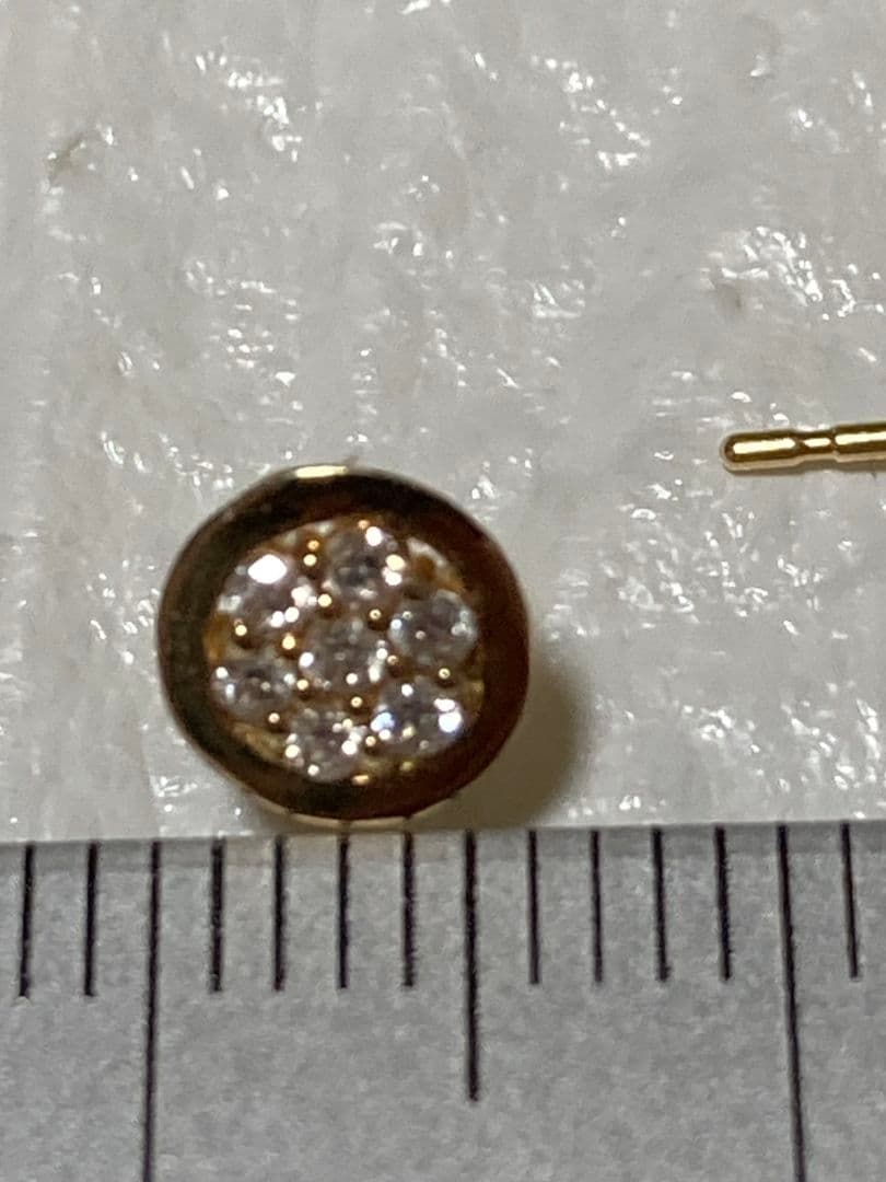 本日のみお値下げK18 ダイヤモンド ピアス